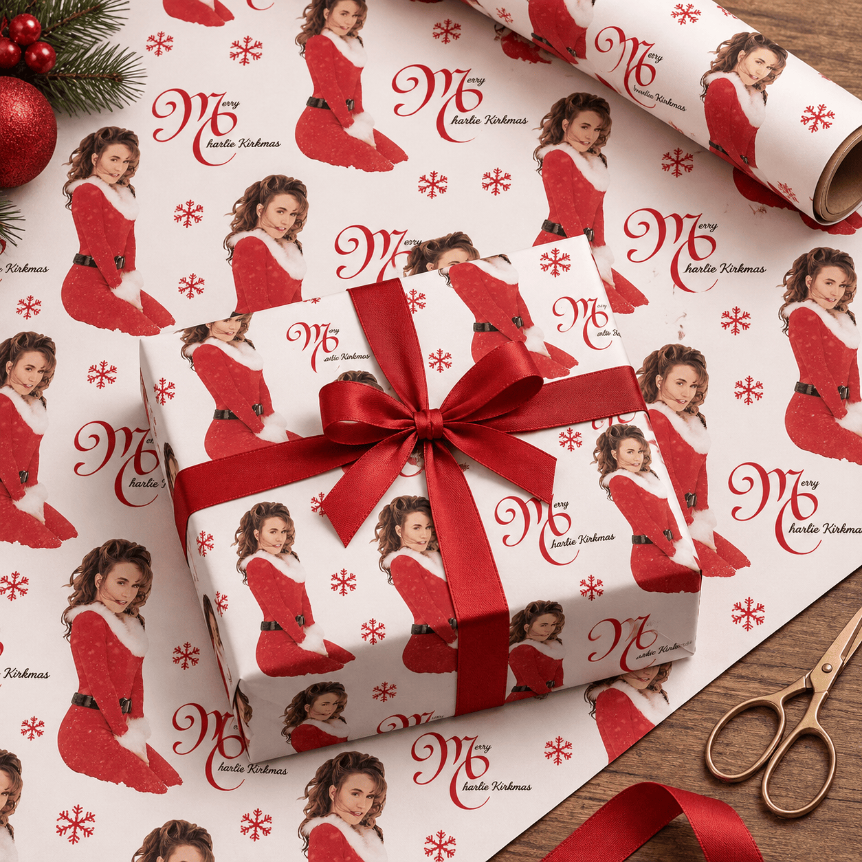 SV - Kirkapping Papers, Charlie Kirk Gift Wrapping Papers