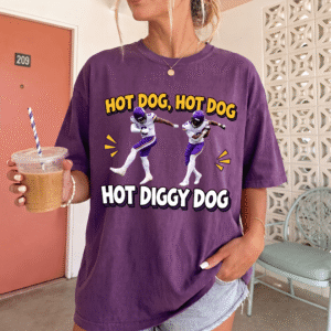 NT - Viking Football Hot Dog Dance Funny Tee