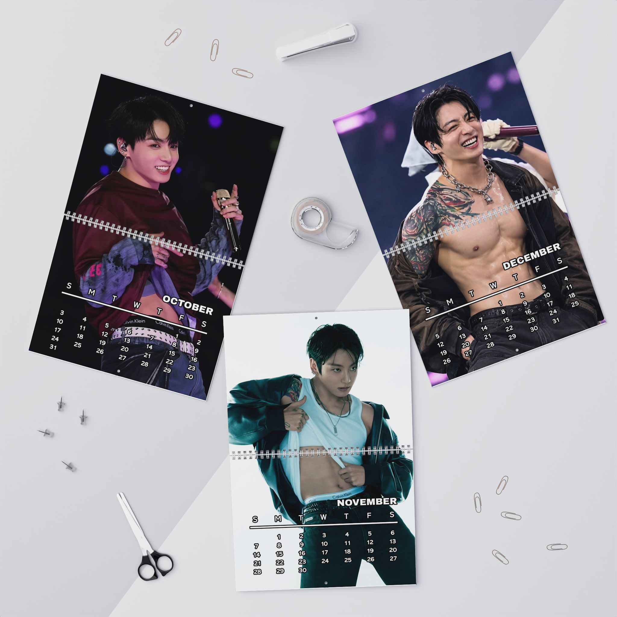 4T - JungKook 2027 Wall Calendar, BTS Arirang World Tour Calendar