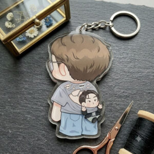 NT - [KeyChain] Funny Jin Keychain, Layered Acrylic Keychain