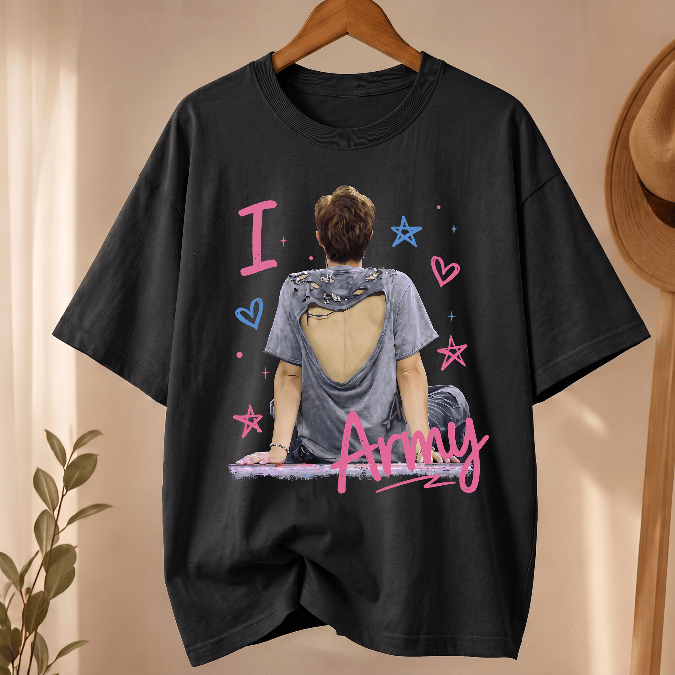 NT - RM I Love Army Funny Tee