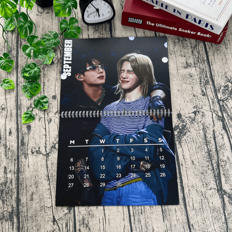 NNA - JIKOOK BTS 2027 Calendar, Gift for ARMYs, Home Decor