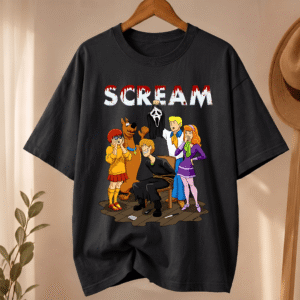 NT - Scream x Scooby Doo Halloween Funny Shirt