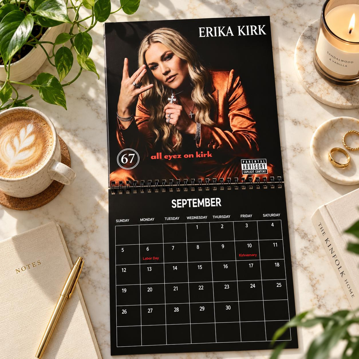 SV - Erikalendar 2027, Erika Kirkified Album Cover