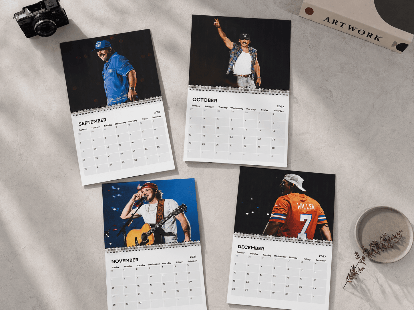 NT - Morgan Wallen 2027 Wall Calendar