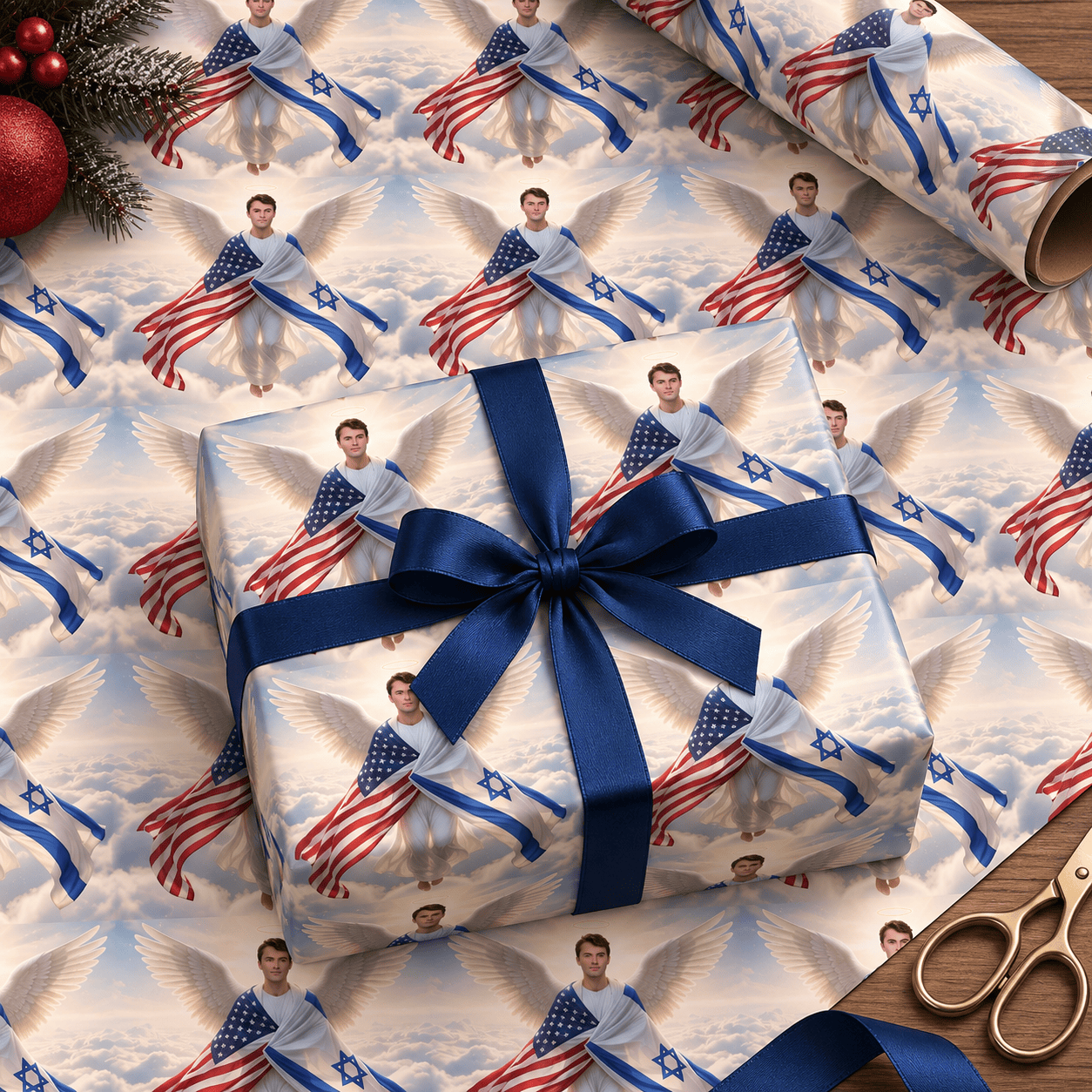 SV - Kirkapping Papers, Charlie Kirk Gift Wrapping Papers