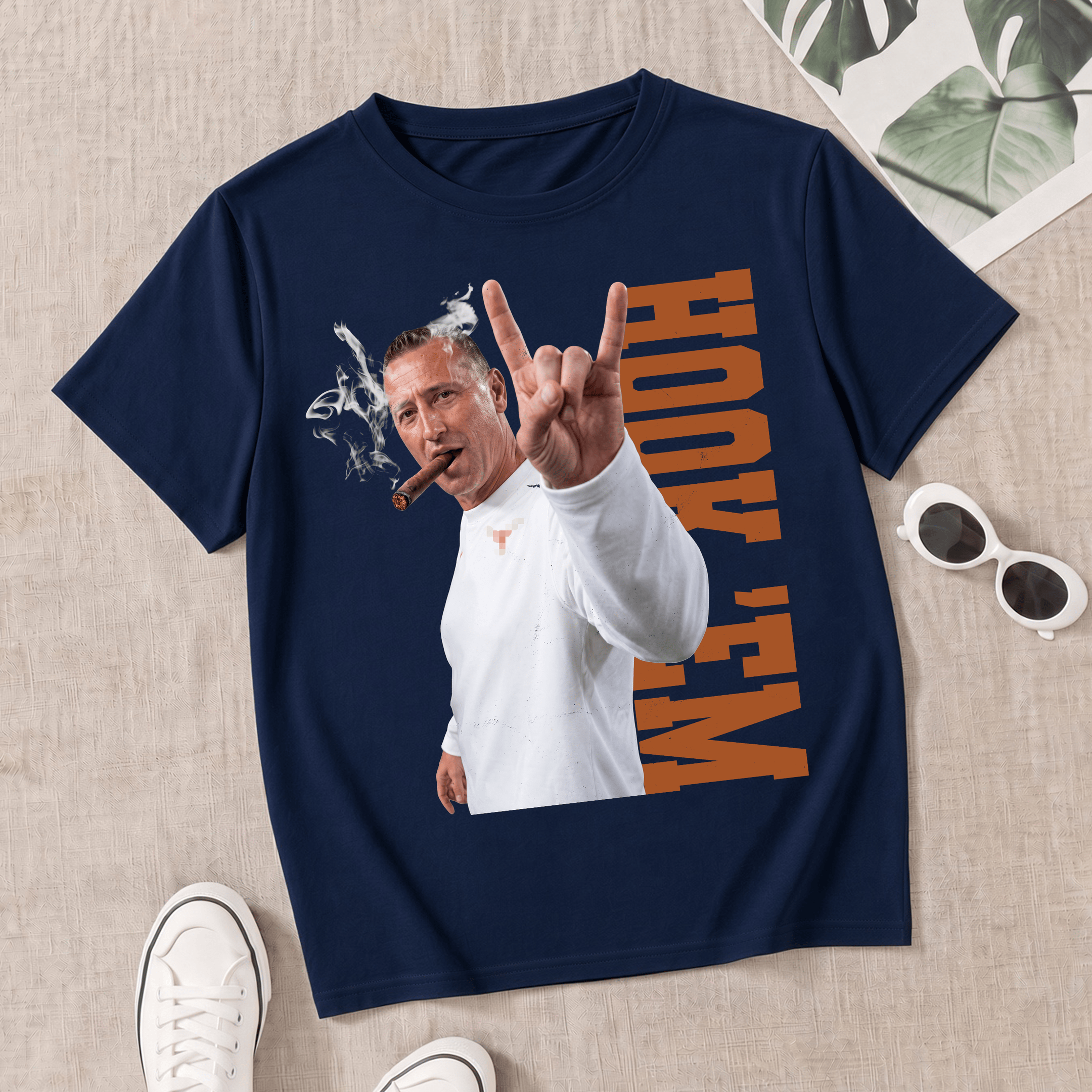 NT - Coach Steve Sarkisian Hock 'Em Tee