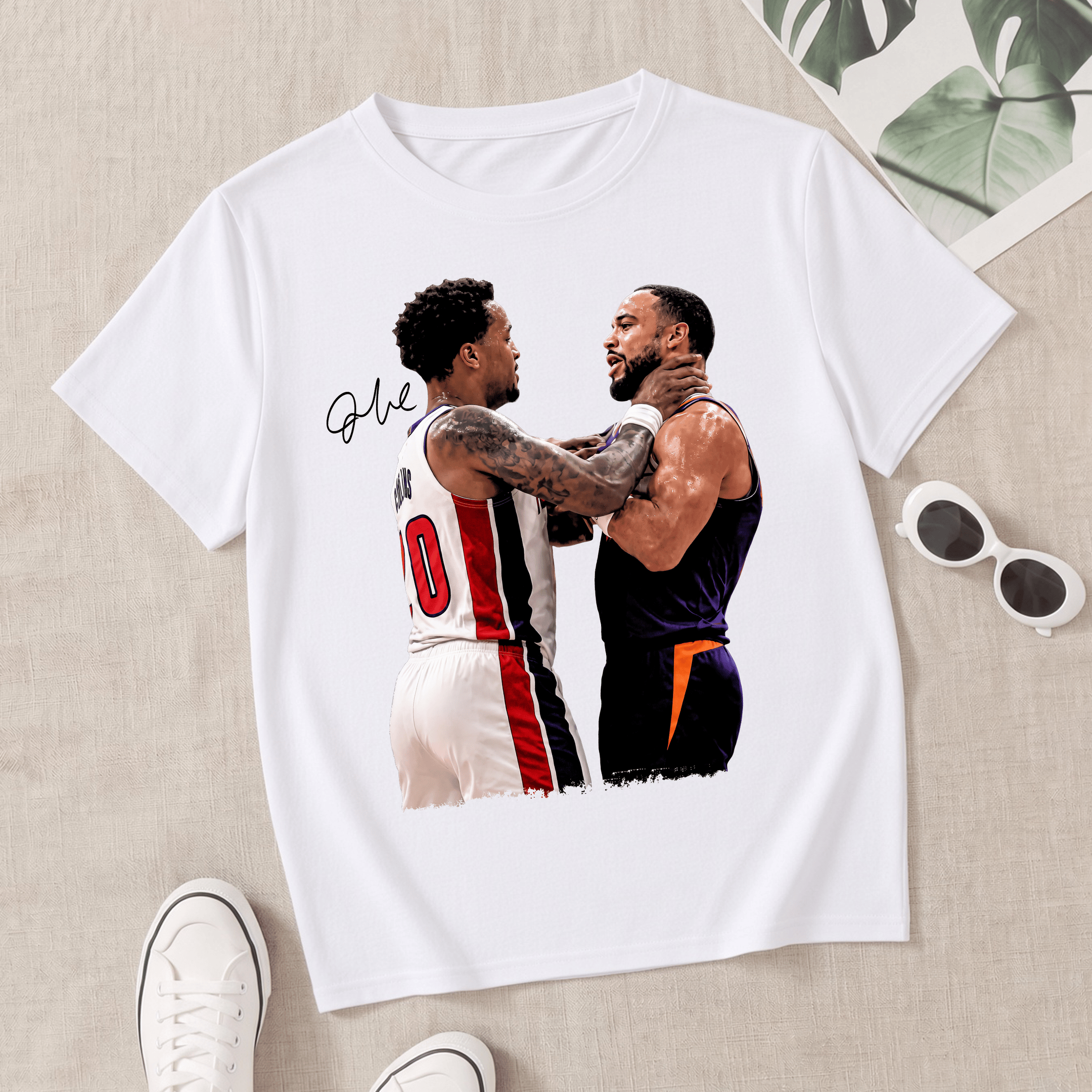 NT - John Collins grabs Dillon Brooks Tee