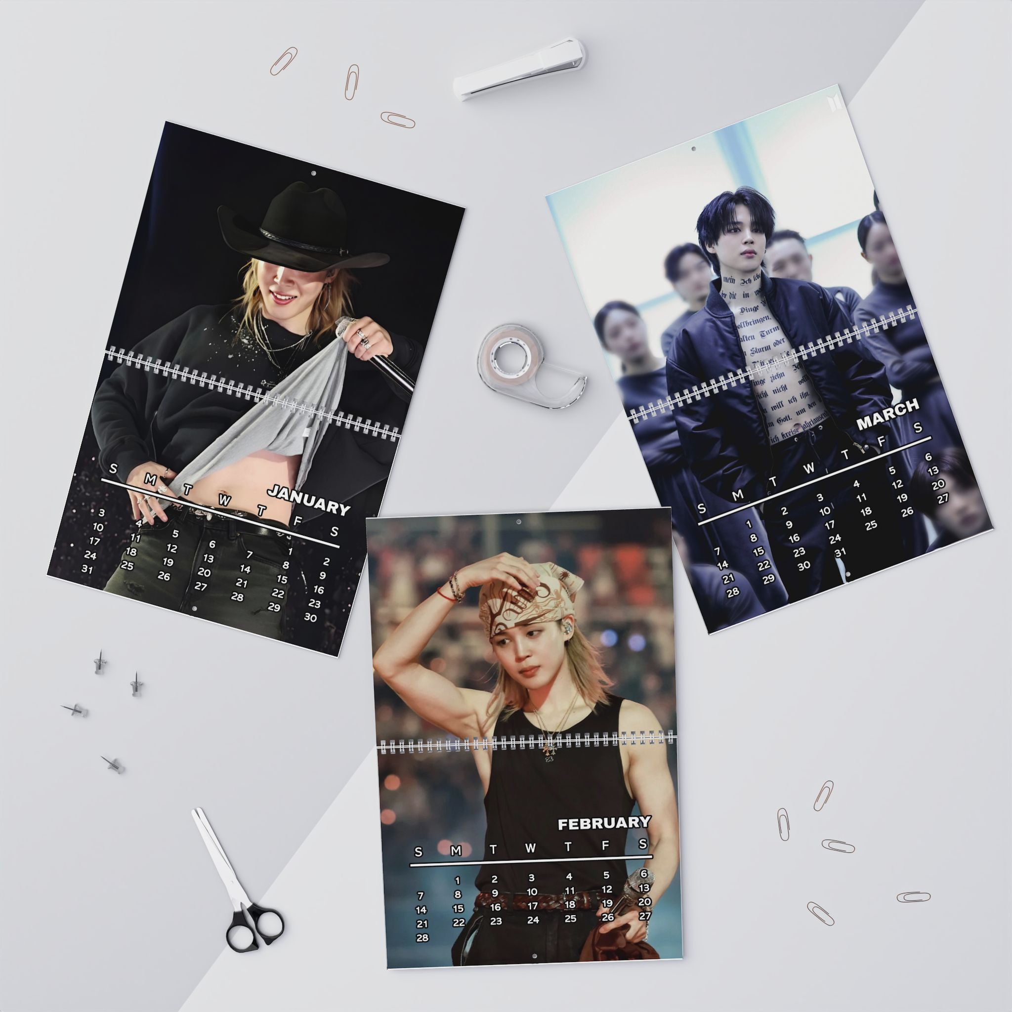4T - Jimin 2027 Wall Calendar, BTS Arirang World Tour Calendar