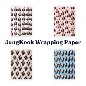 NNA - JungKook BTS Matte Wrapping Paper, Gift For Friend, Fan Gift