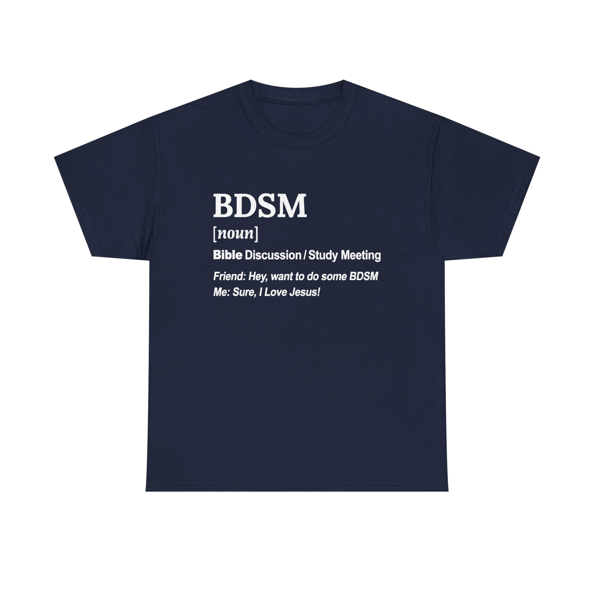 SV - BDSM Definition Shirts, Bible Discussion and Study Meeting