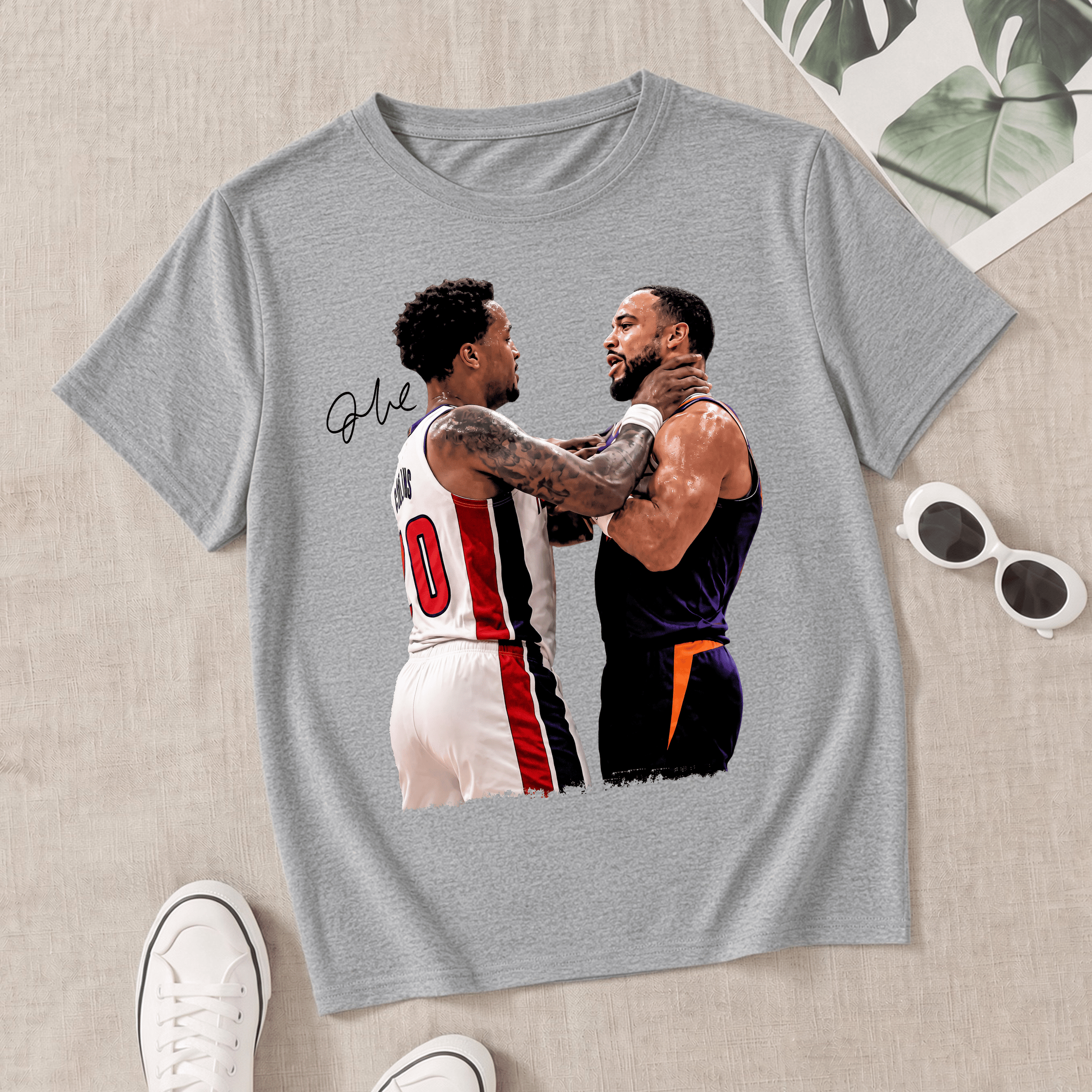NT - John Collins grabs Dillon Brooks Tee