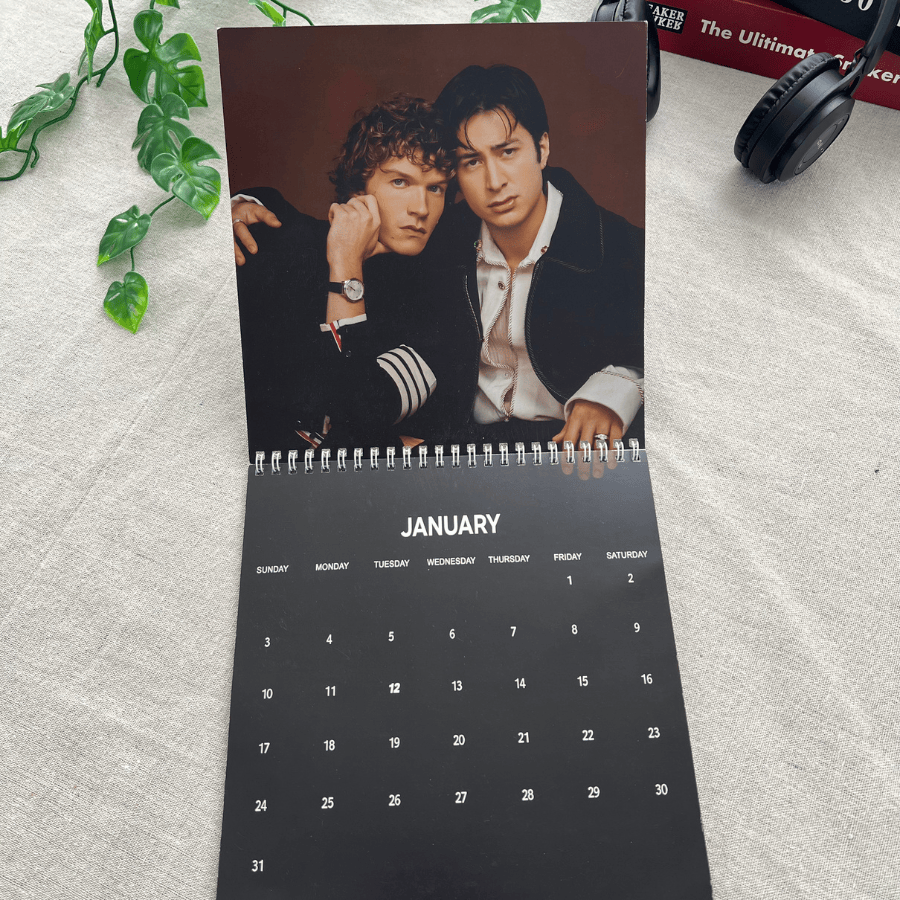 TQ - Heated Rivalry 2027 Wall Calendar, Hudson William, Connor Storrie