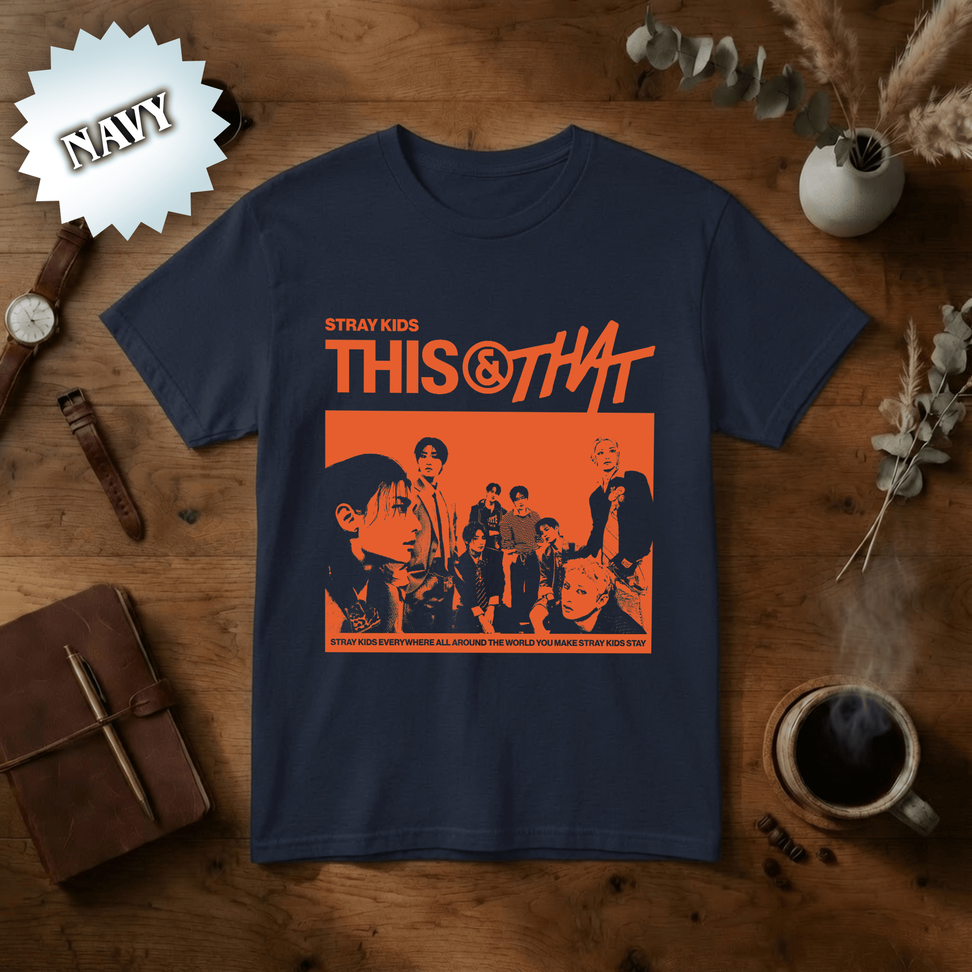 NNA -Stray Kids This & That graphic T-Shirt | Band Photo Tee