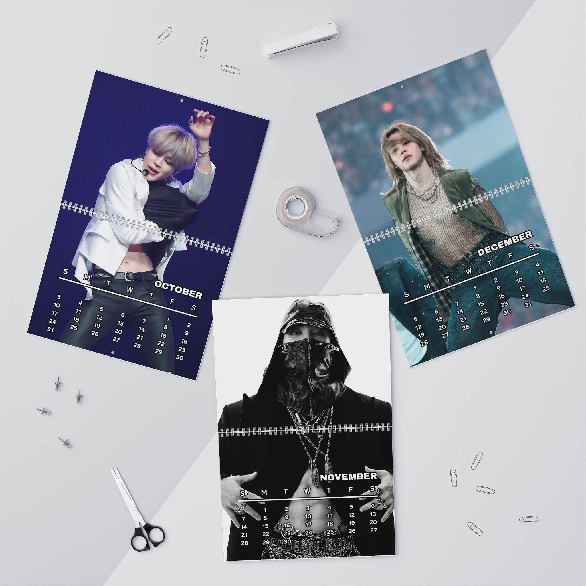 4T - Jimin 2027 Wall Calendar, BTS Arirang World Tour Calendar