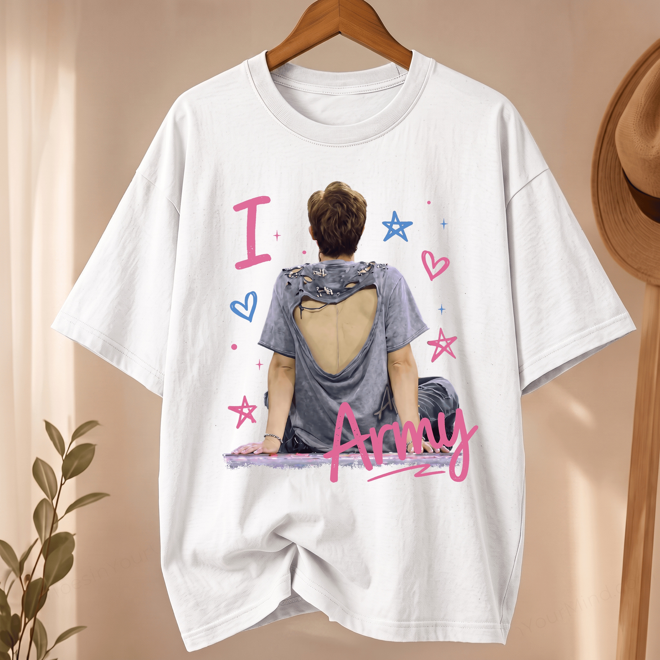 NT - RM I Love Army Funny Tee
