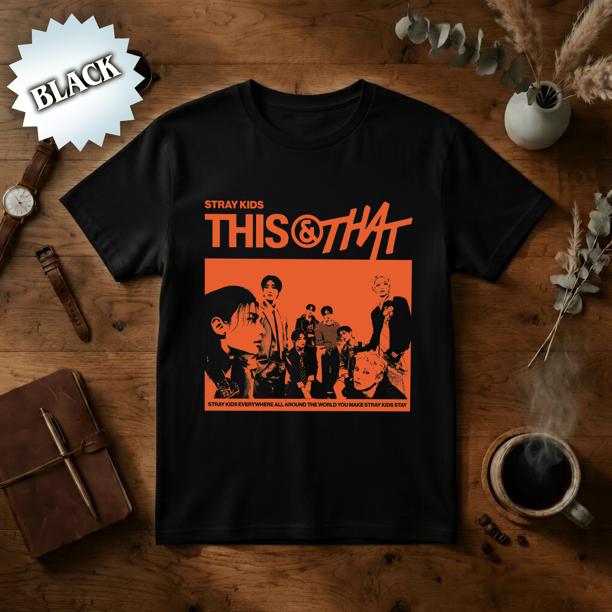 NNA -Stray Kids This & That graphic T-Shirt | Band Photo Tee