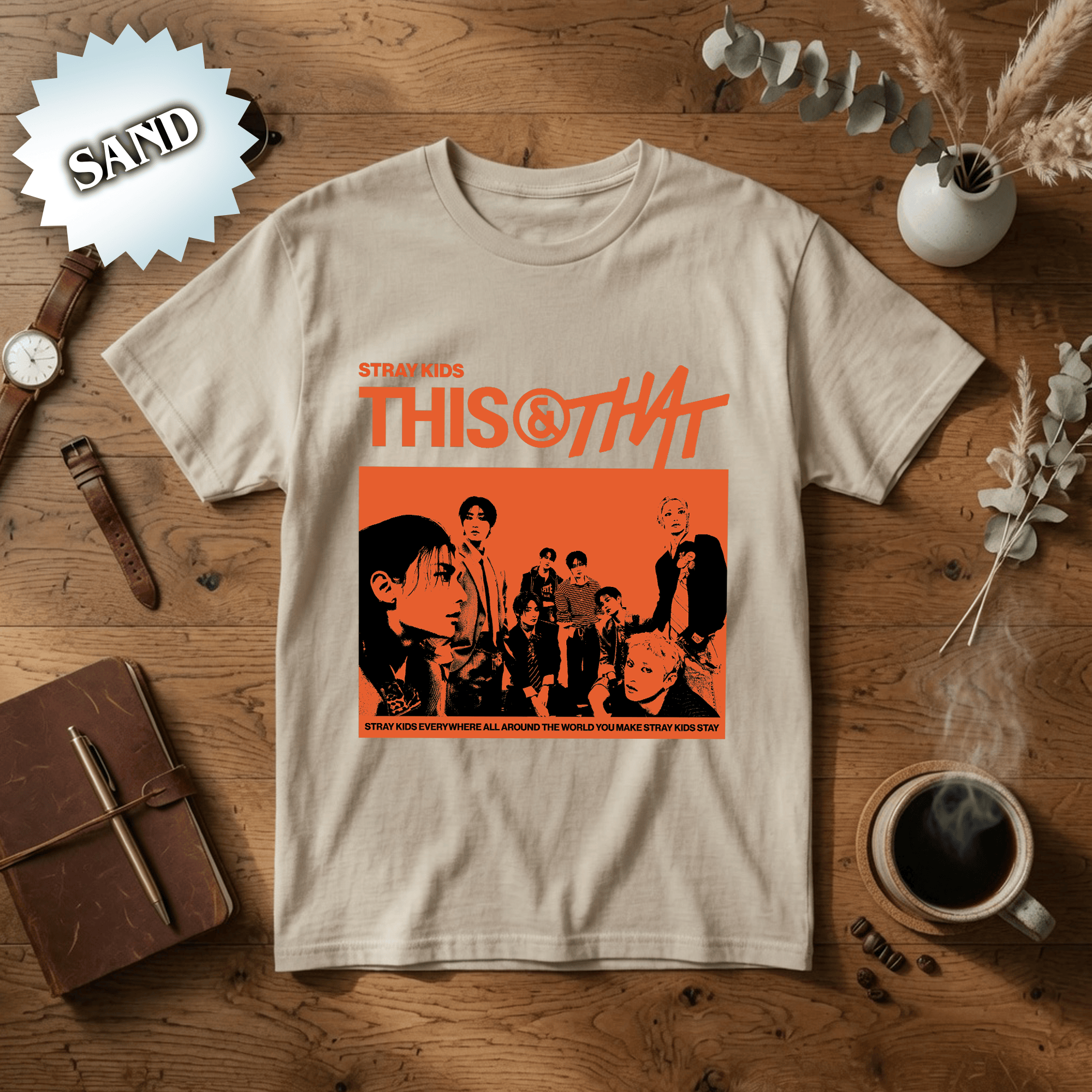 NNA -Stray Kids This & That graphic T-Shirt | Band Photo Tee