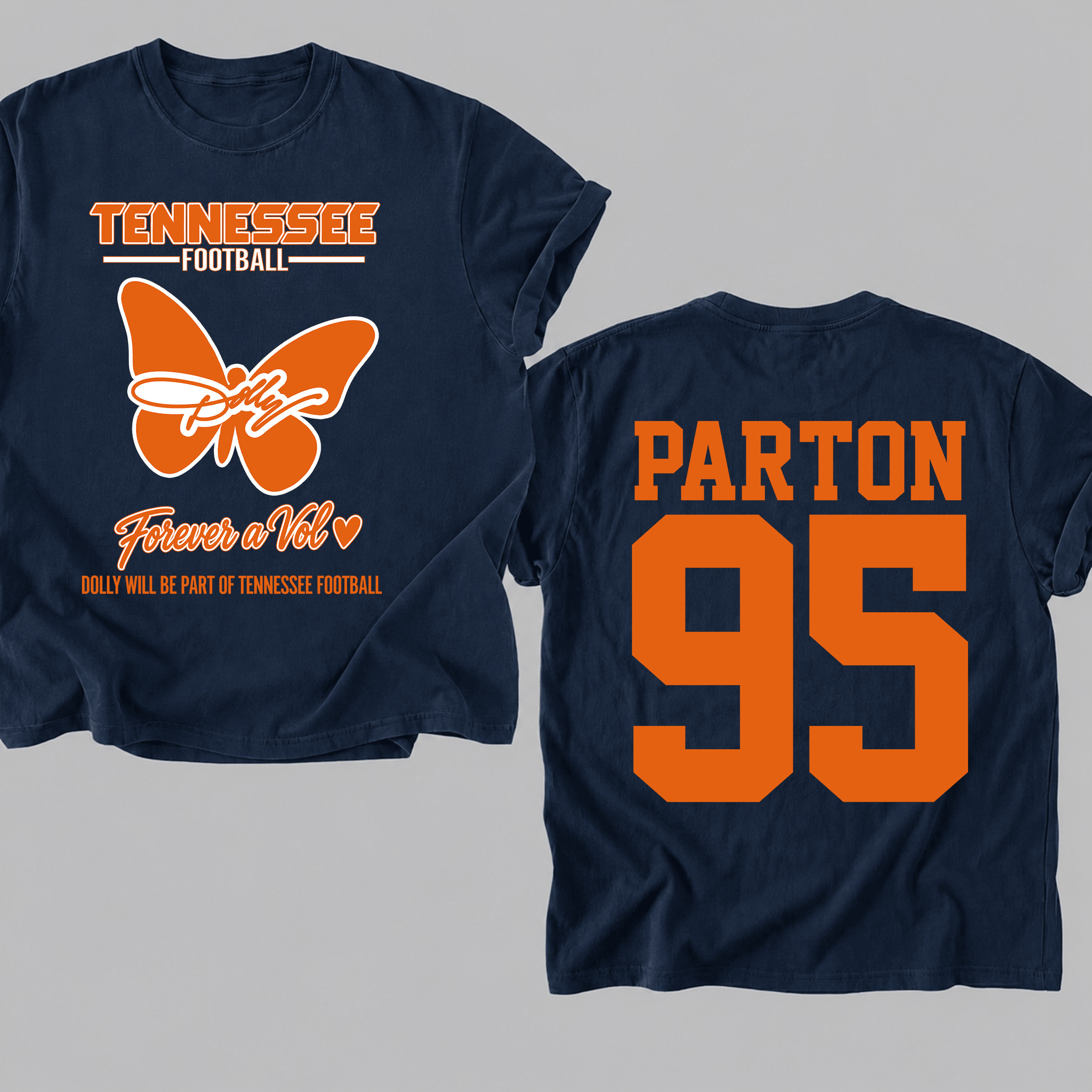 NT - Dolly Parton Tennessee Football Shirt