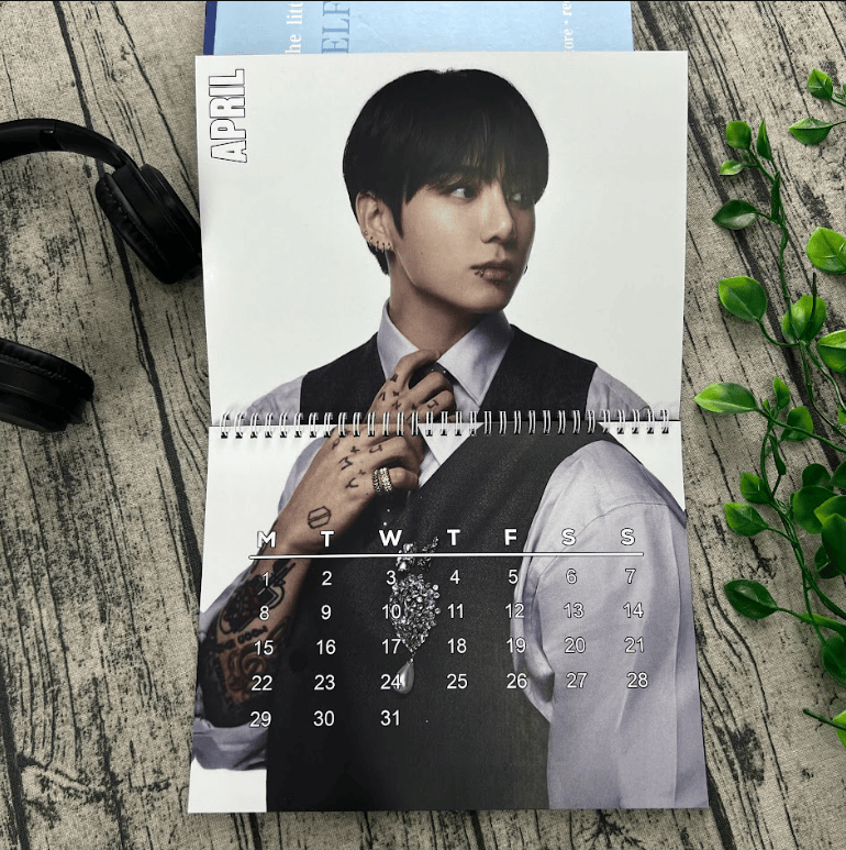 NNA - JEON JUNGKOOK BTS 2027 Calendar, Gift for ARMYs, Home Decor