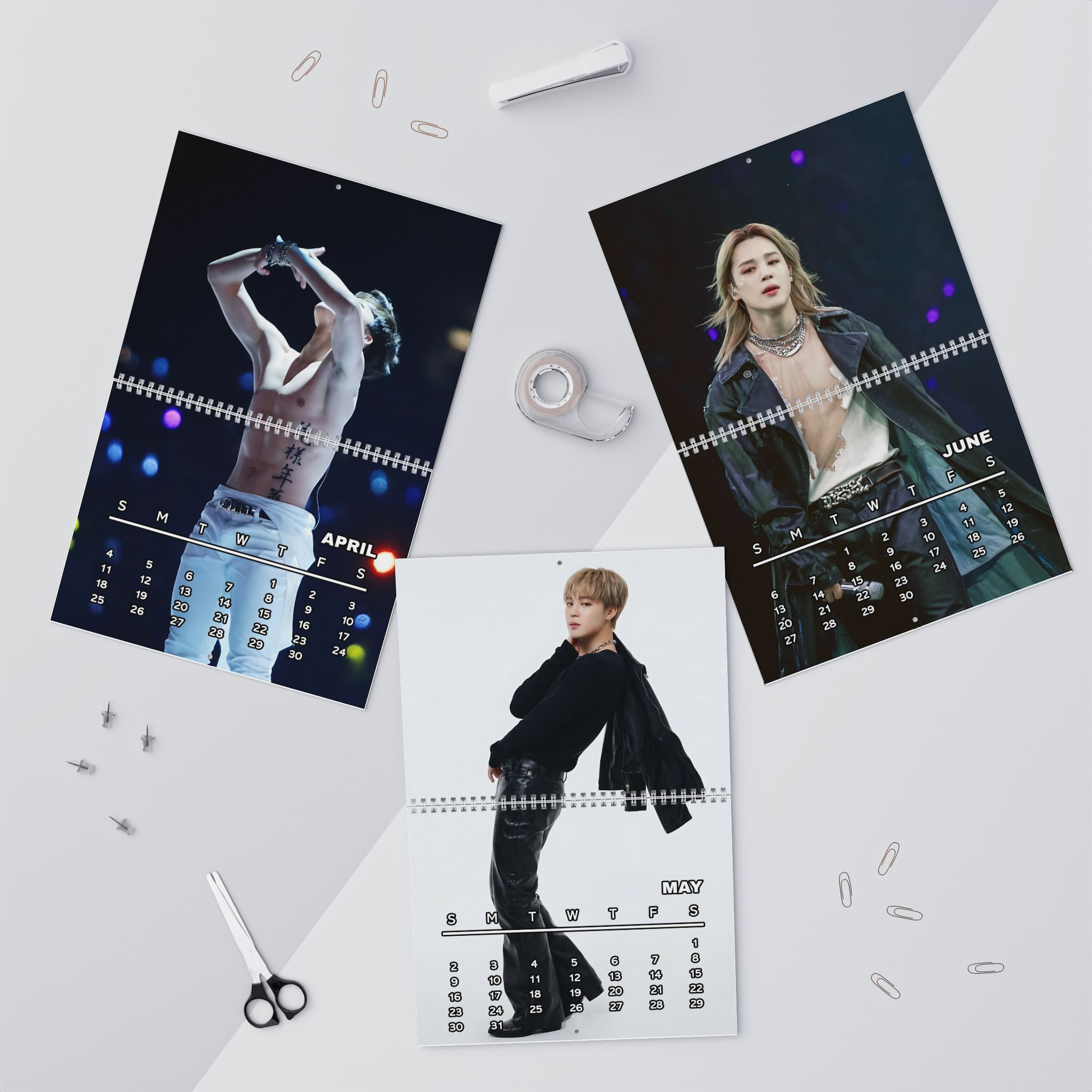 4T - Jimin 2027 Wall Calendar, BTS Arirang World Tour Calendar