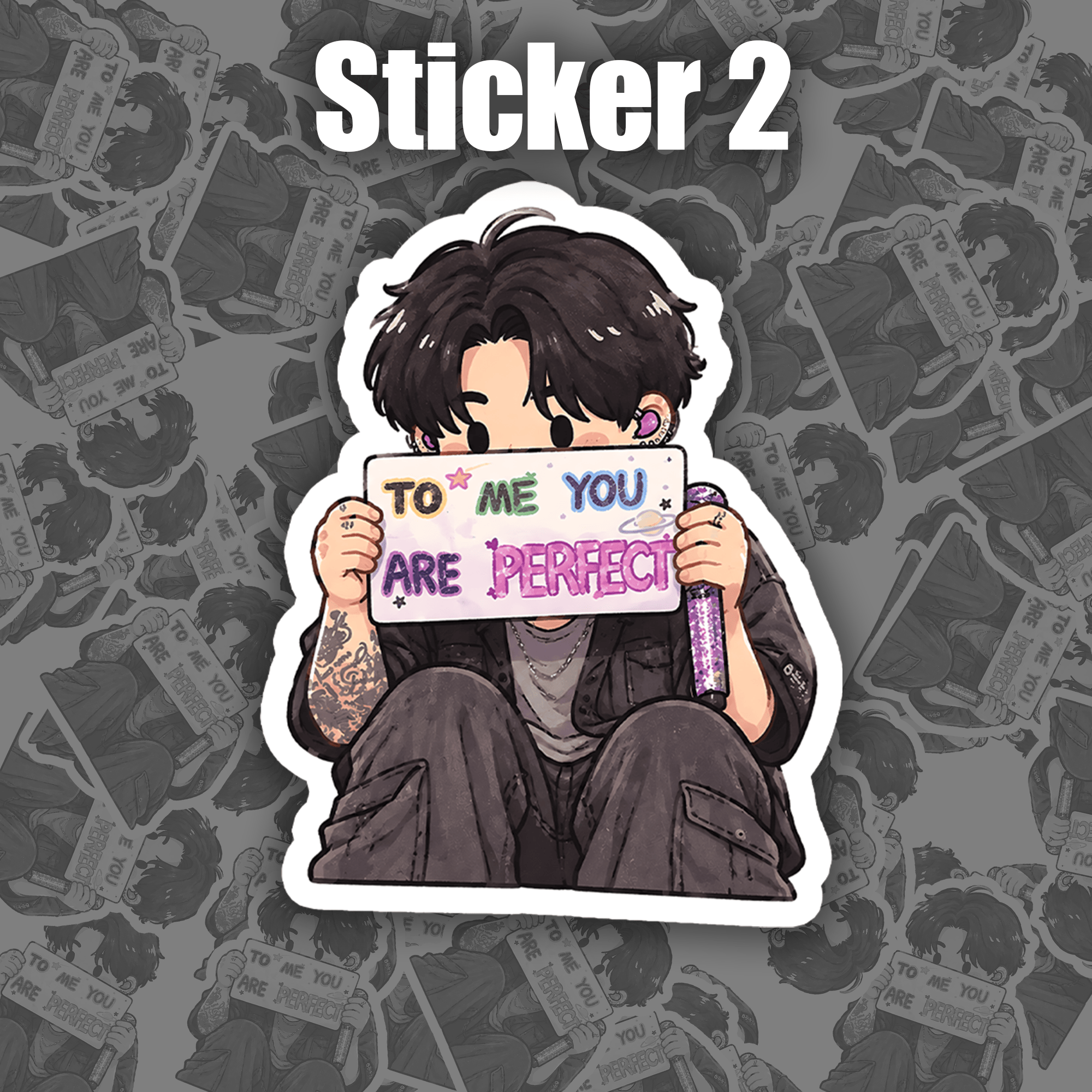 NT - Jungkook BTS Body Funny Sticker