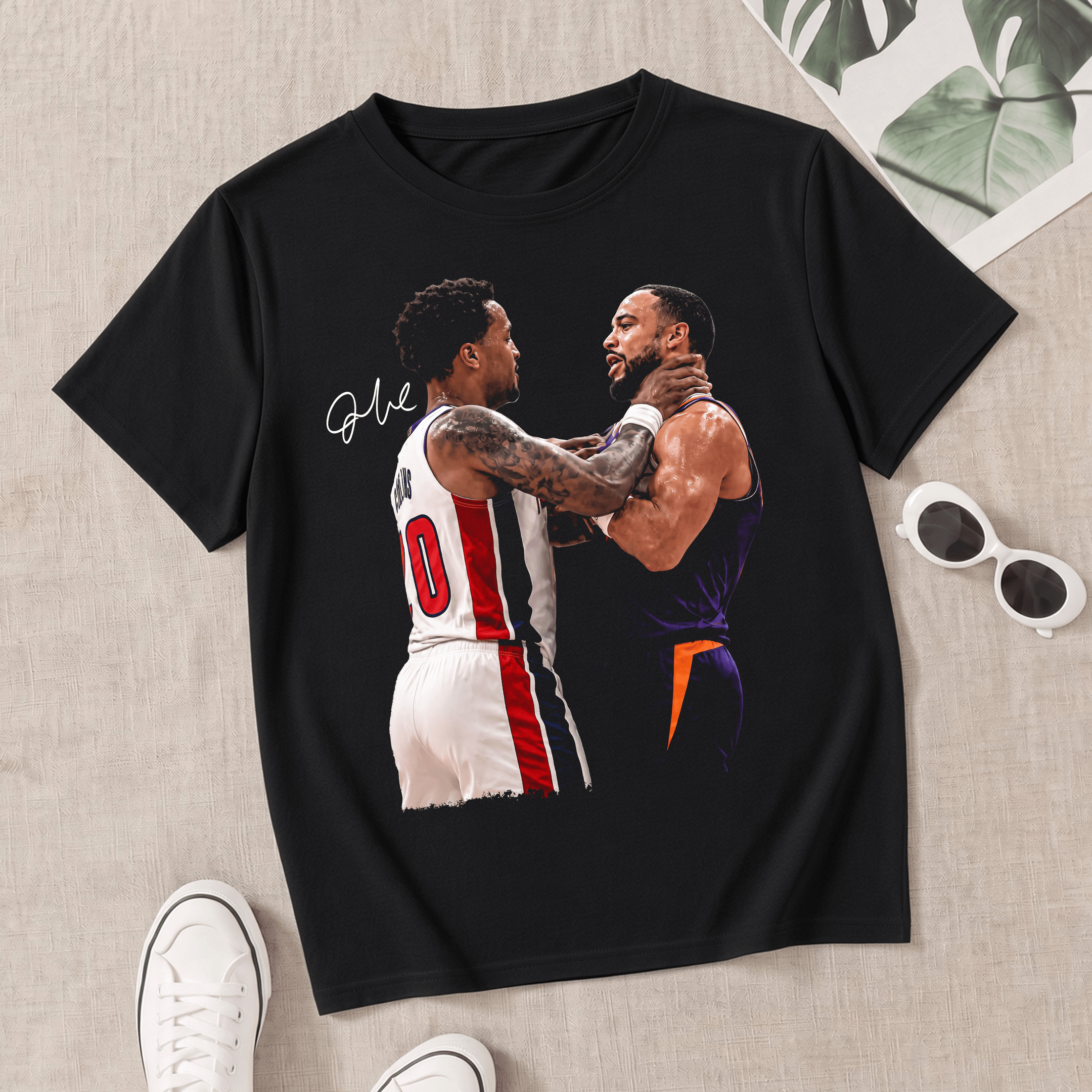 NT - John Collins grabs Dillon Brooks Tee
