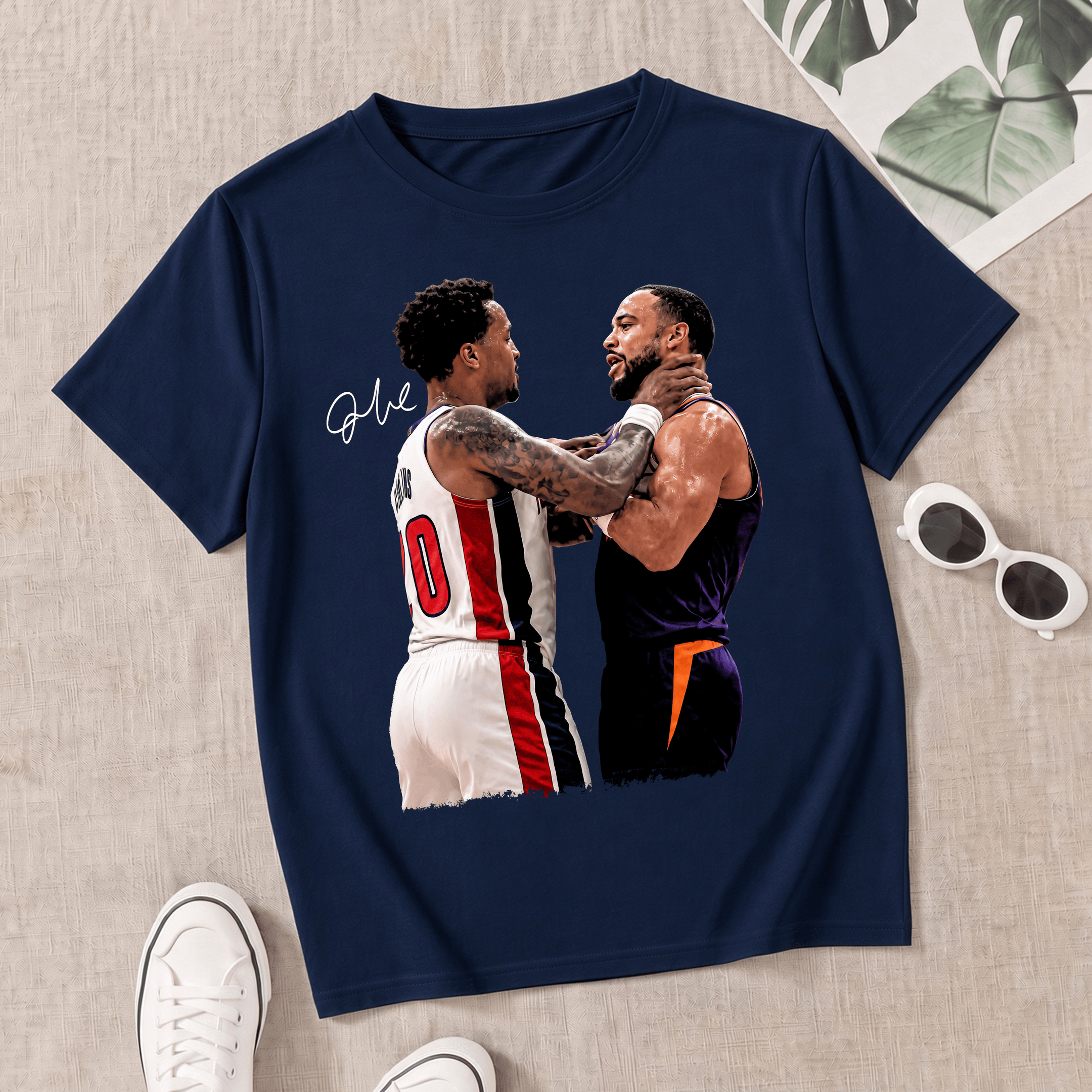 NT - John Collins grabs Dillon Brooks Tee