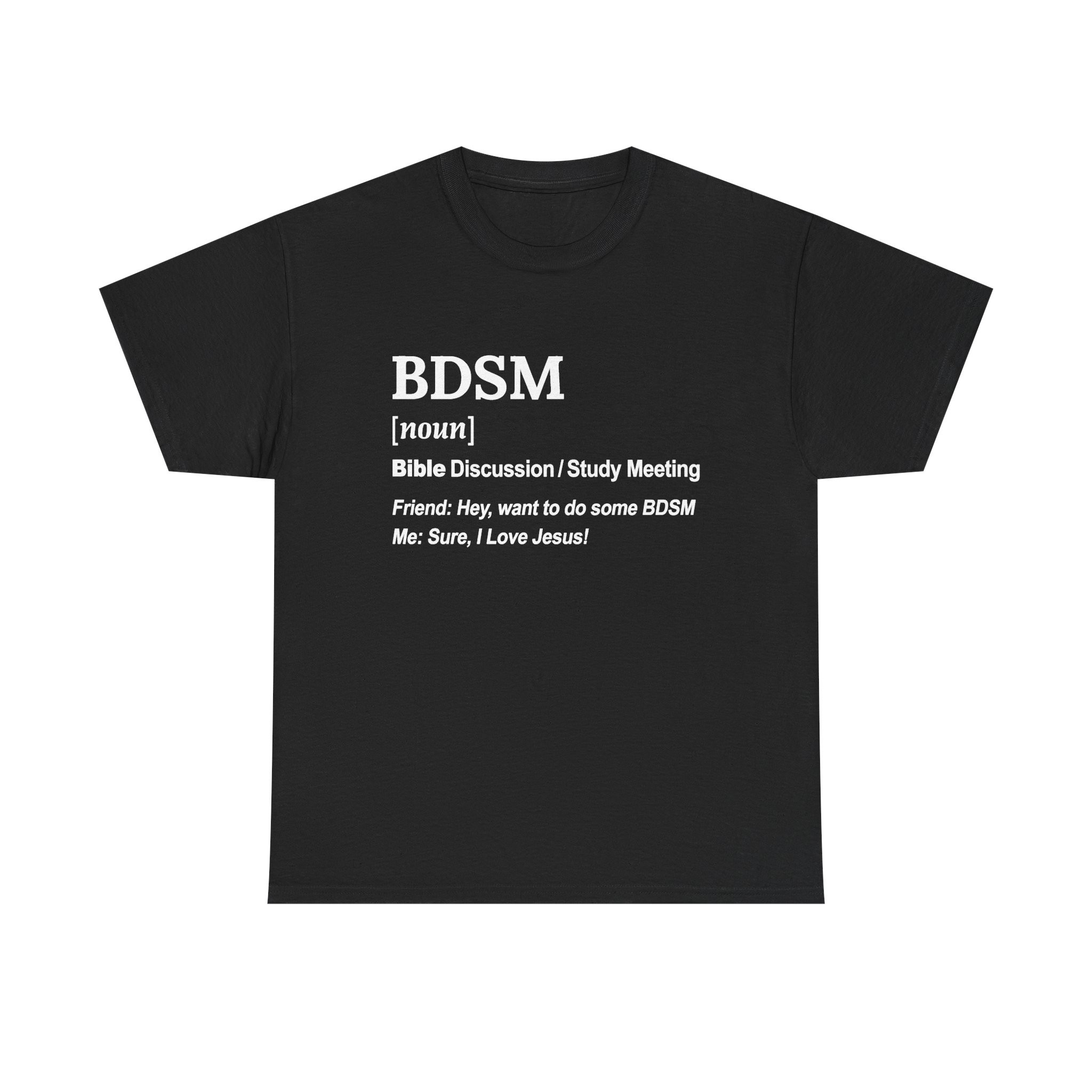 SV - BDSM Definition Shirts, Bible Discussion and Study Meeting