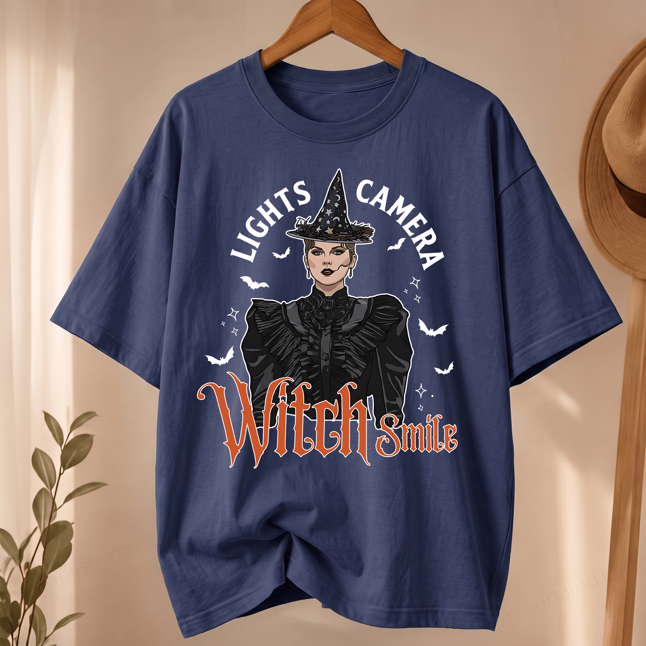 NT - Taylor Swift Lights Camera Witch Smile Halloween Shirt