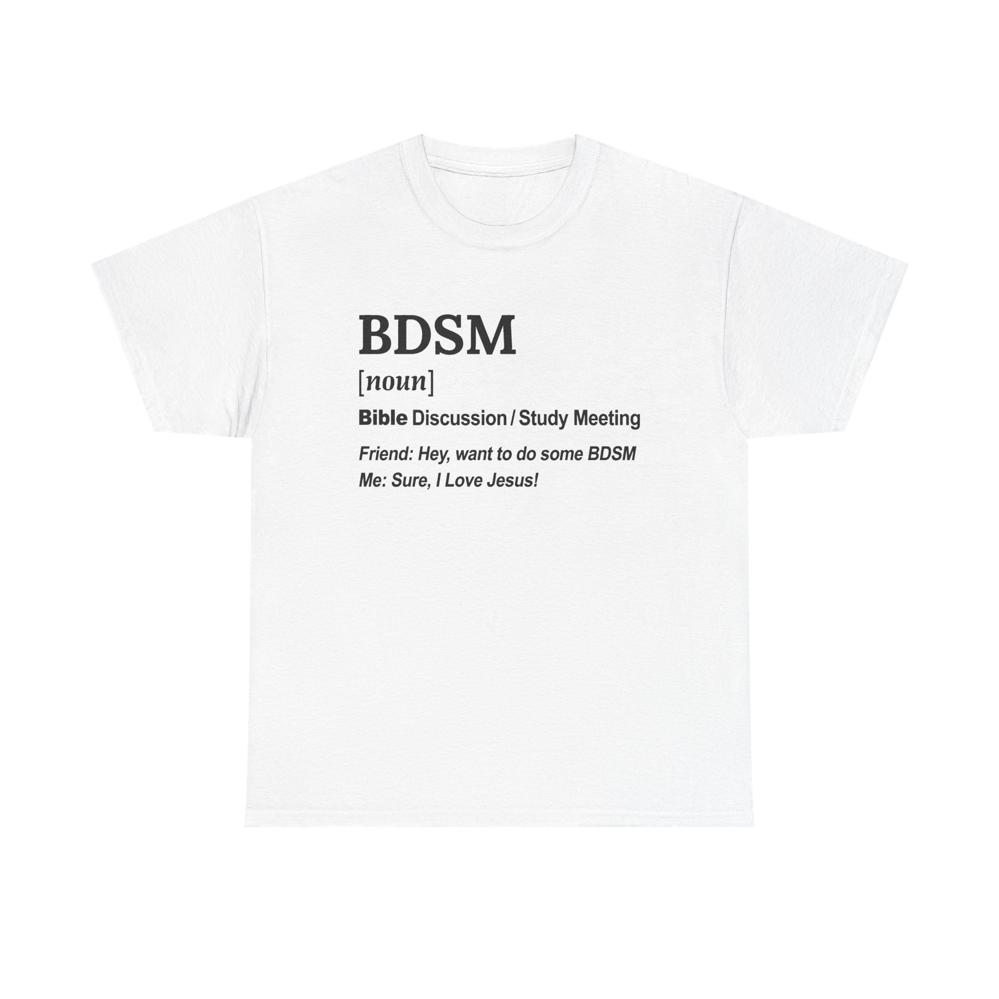 SV - BDSM Definition Shirts, Bible Discussion and Study Meeting