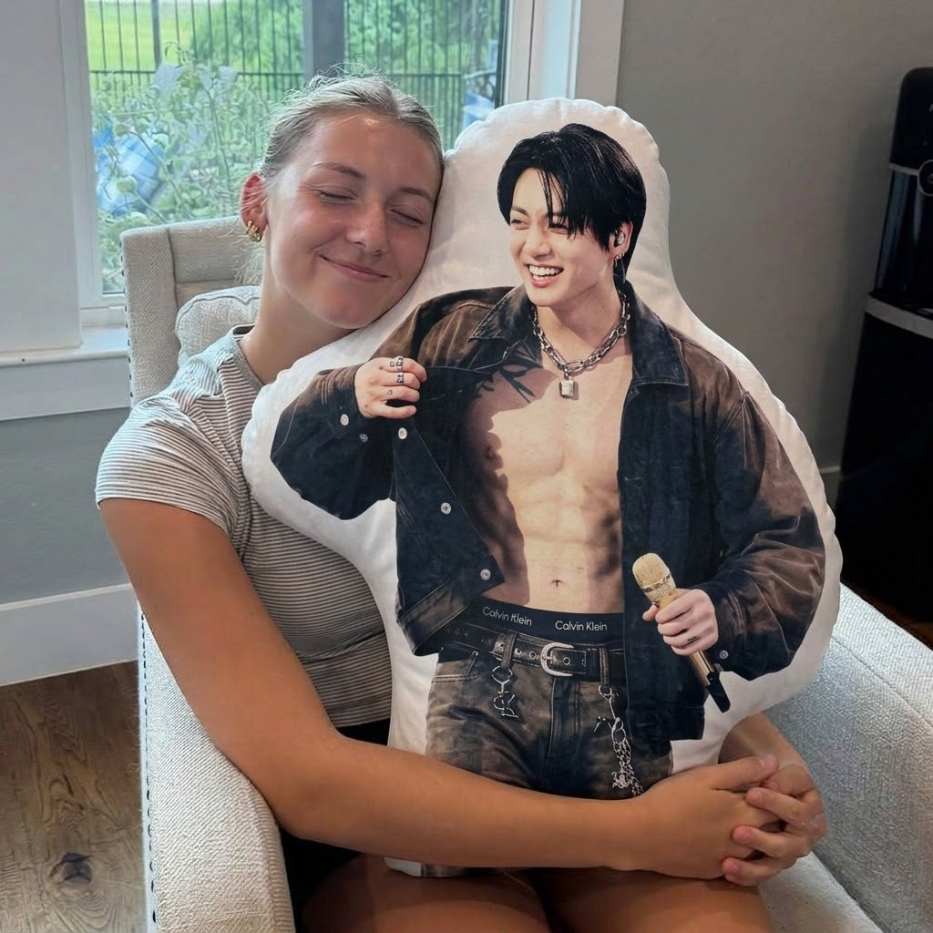 TQ - JungKook Body Pillow, Gift For Jungkook Lovers, Jungkook BTS
