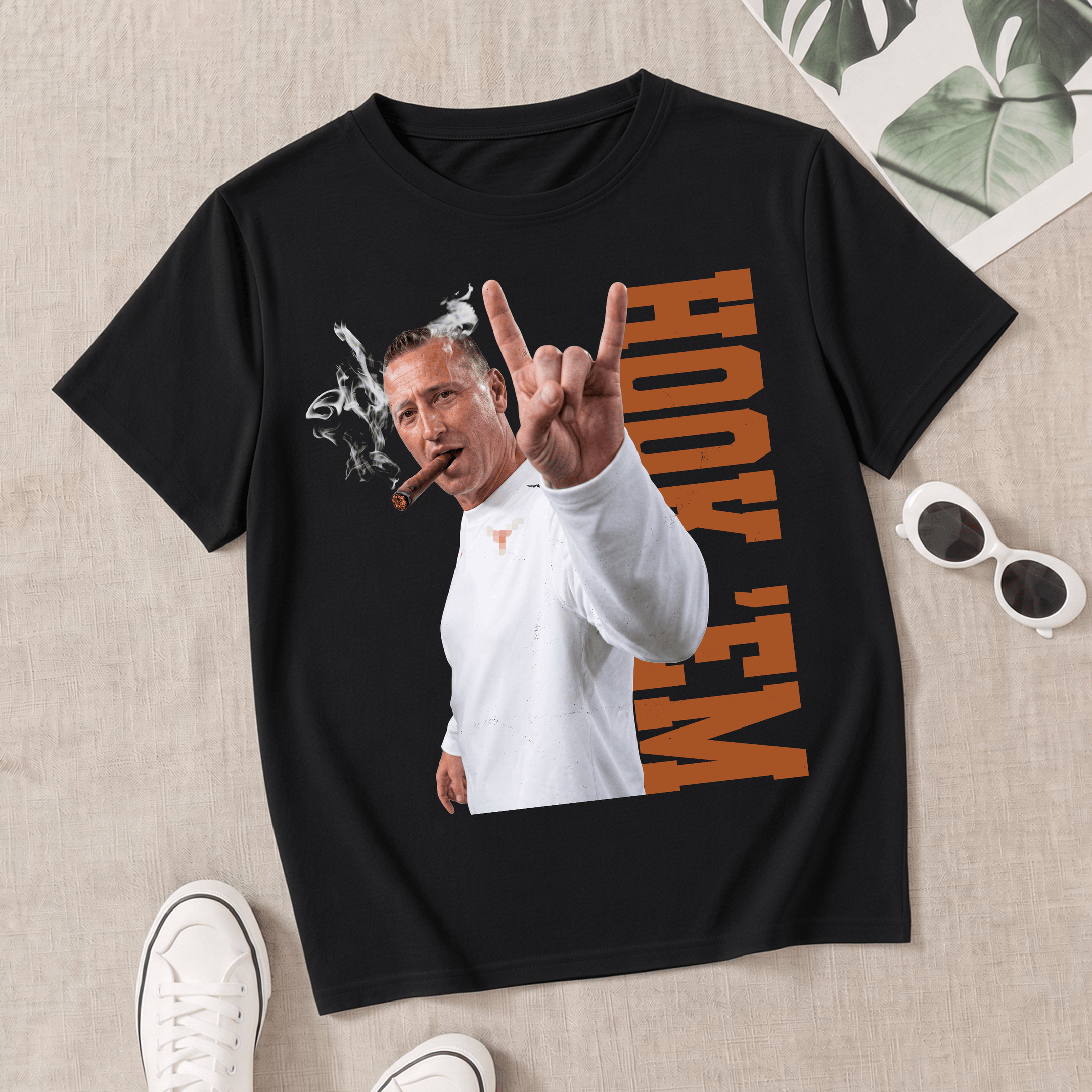 NT - Coach Steve Sarkisian Hock 'Em Tee