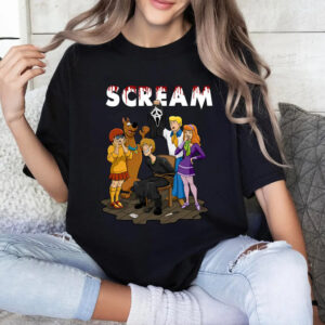 PK - Scream Halloween T-Shirt - Iconic Ghostface Graphic Tee, Retro Horror Movie Apparel, Unisex Spooky Season Shirt