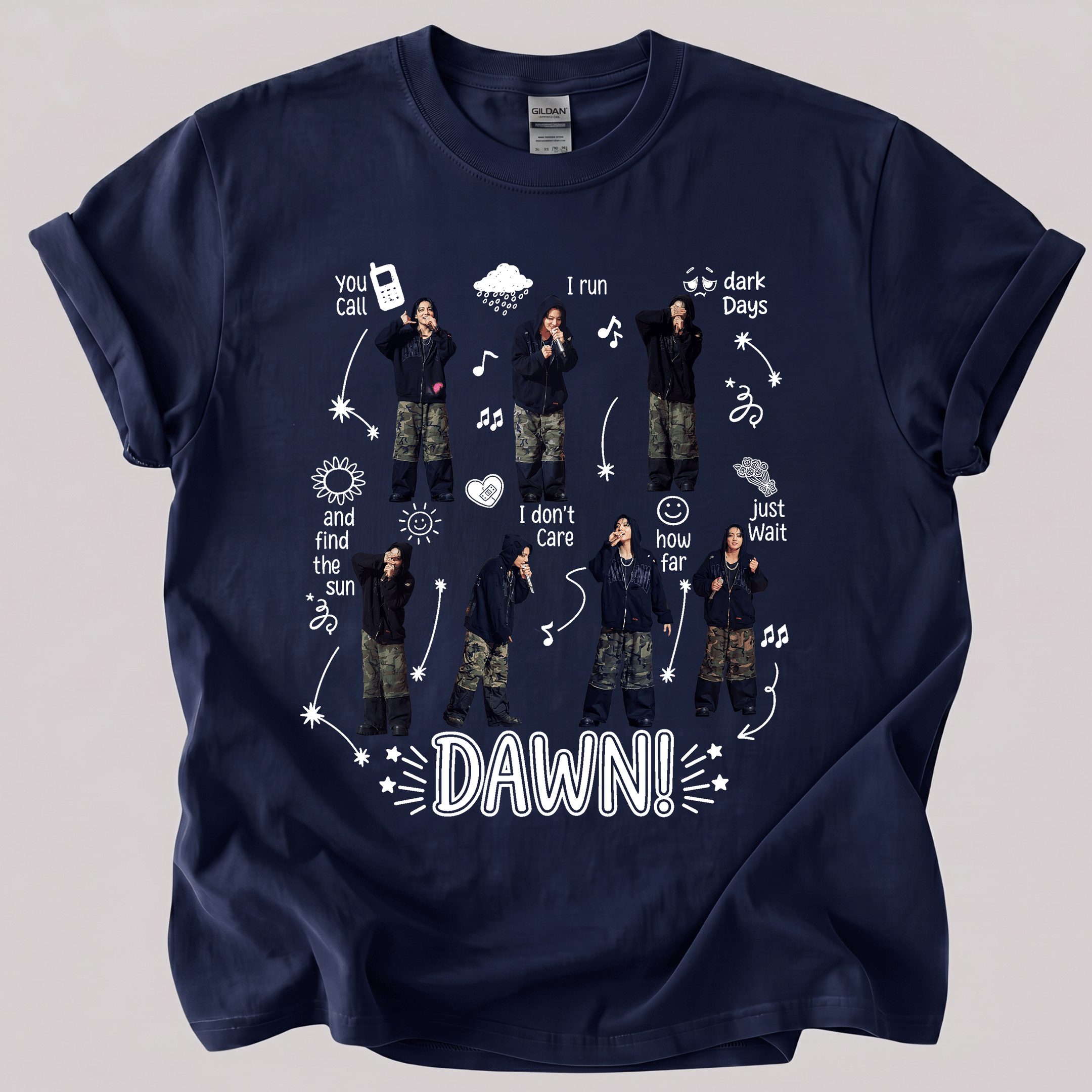 NT - Jungkook Into The Sun Lyrics Tee