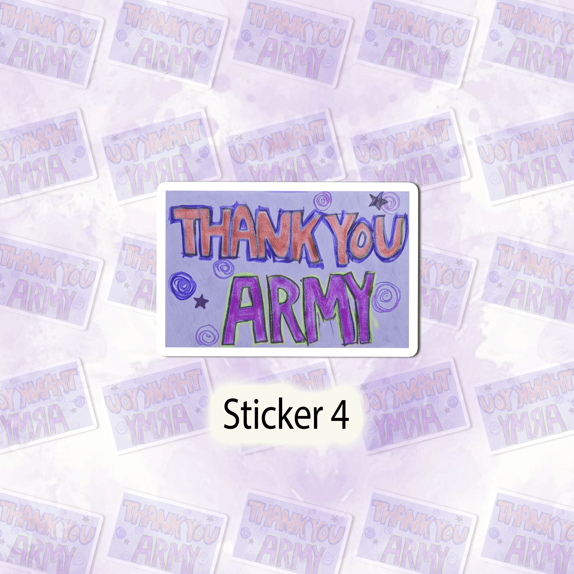 4T - Jungkook BTS Body Muscle Sticker