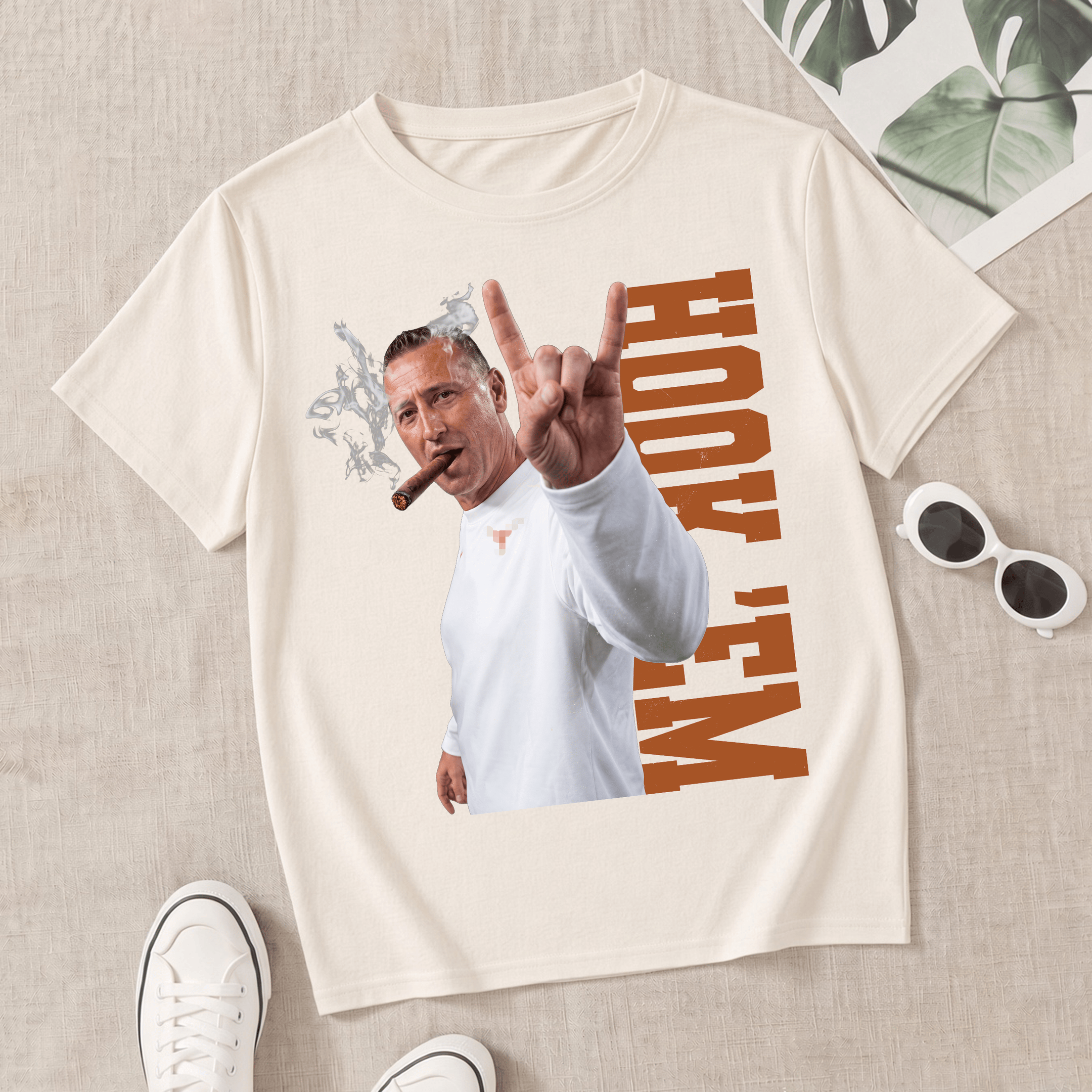 NT - Coach Steve Sarkisian Hock 'Em Tee
