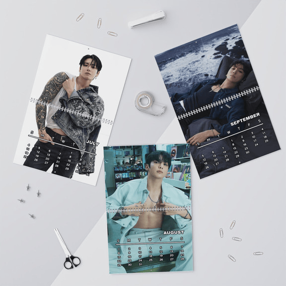 NNA - Jungkook 2027 Wall Calendar, Girf For Fan