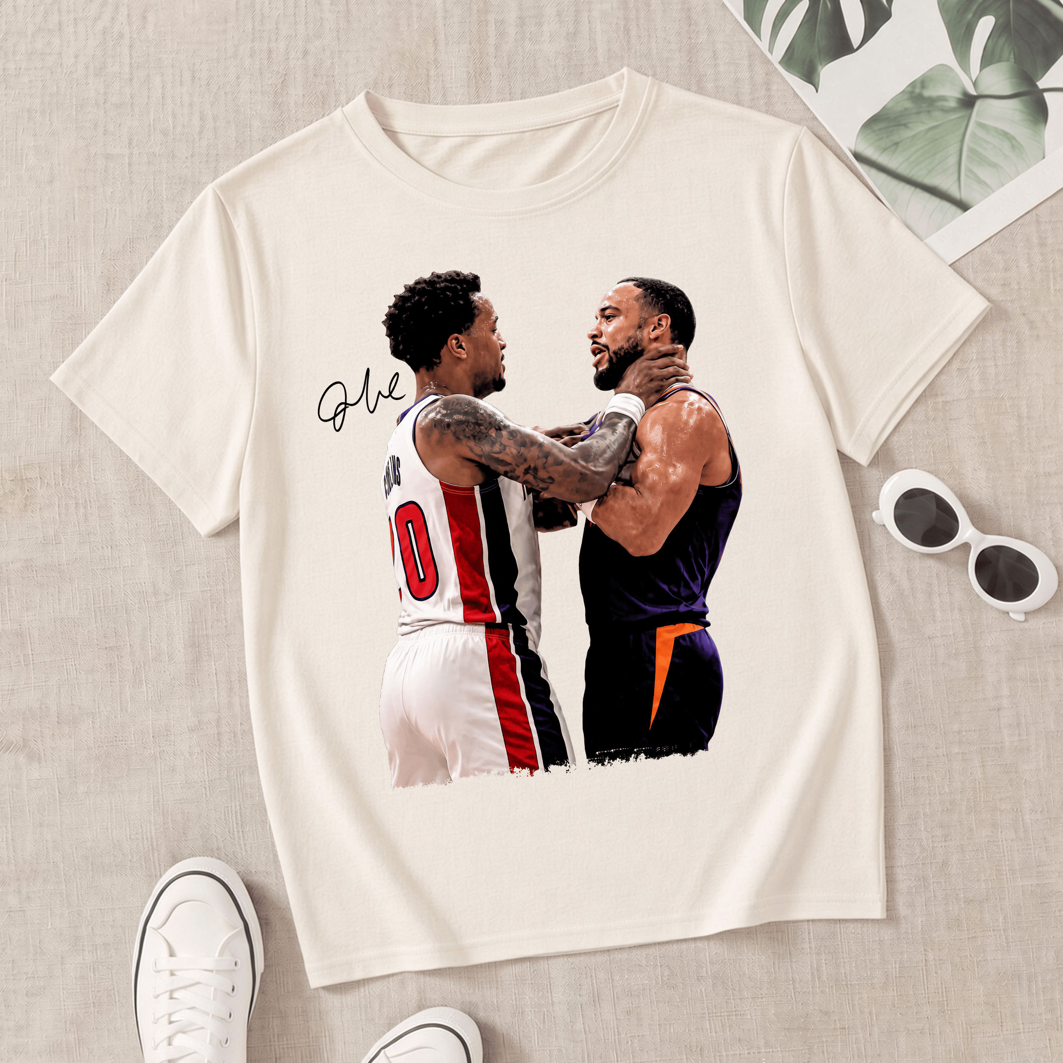 NT - John Collins grabs Dillon Brooks Tee